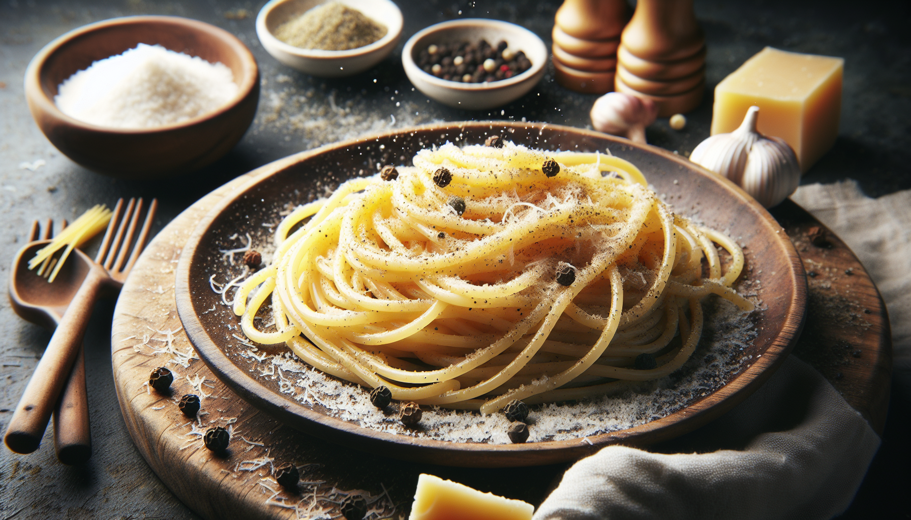 spaghetti cacio e pepe